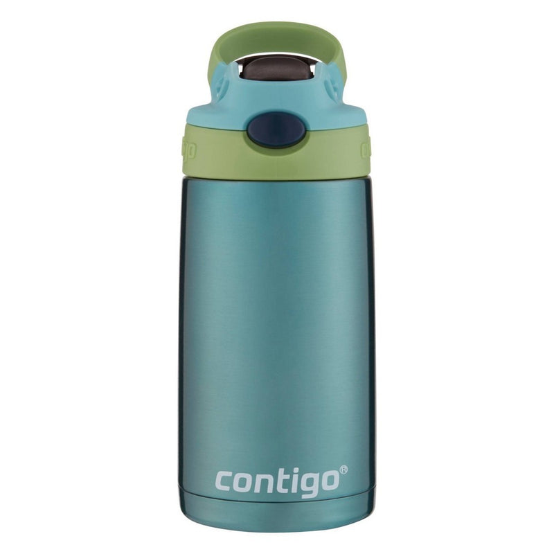 Contigo 13oz Kids Stainless Steel Water Bottle Blue / Green *BRAND NEW*