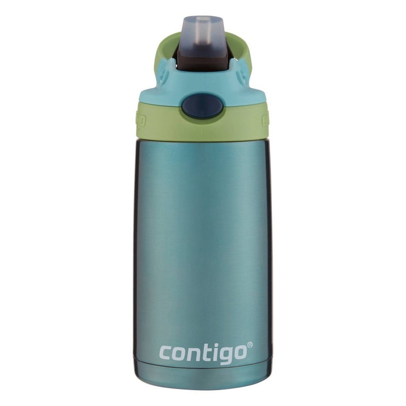 Contigo 13oz Kids Stainless Steel Water Bottle Blue / Green *BRAND NEW*