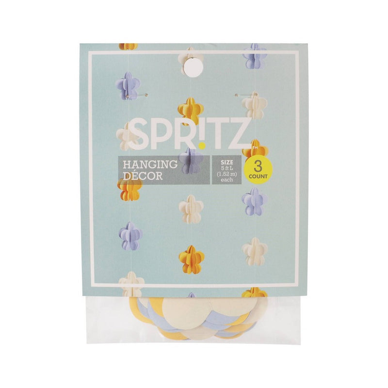Decor Floral Hanging Yellow/White - Spritz™