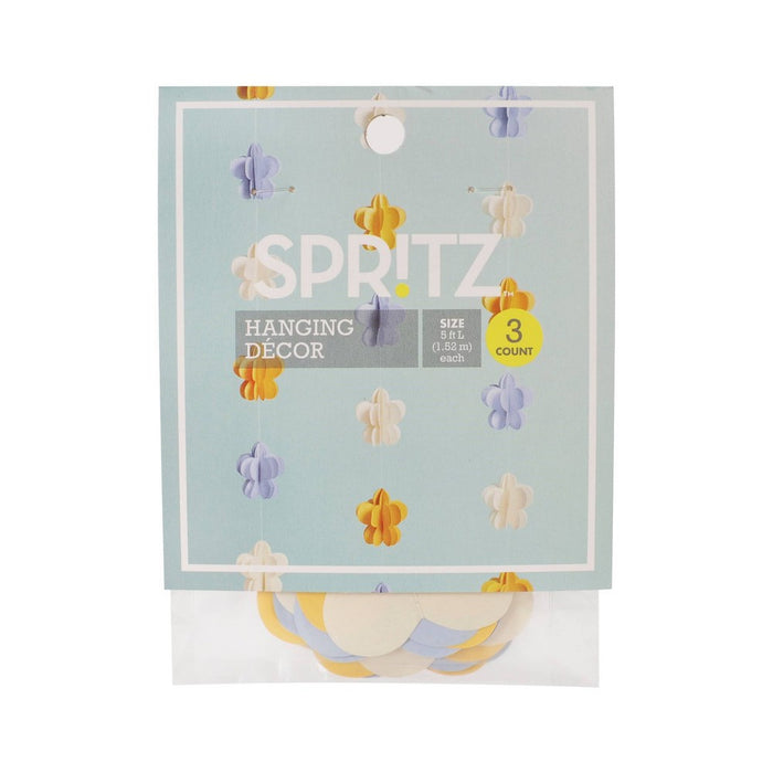 Decor Floral Hanging Yellow/White - Spritz™
