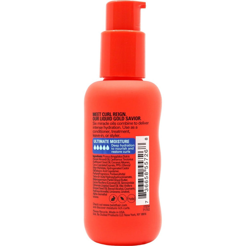 Twist by Ouidad Curl Reign Multi Use Miracle Lightweight Hair Oil - 2.5 fl oz