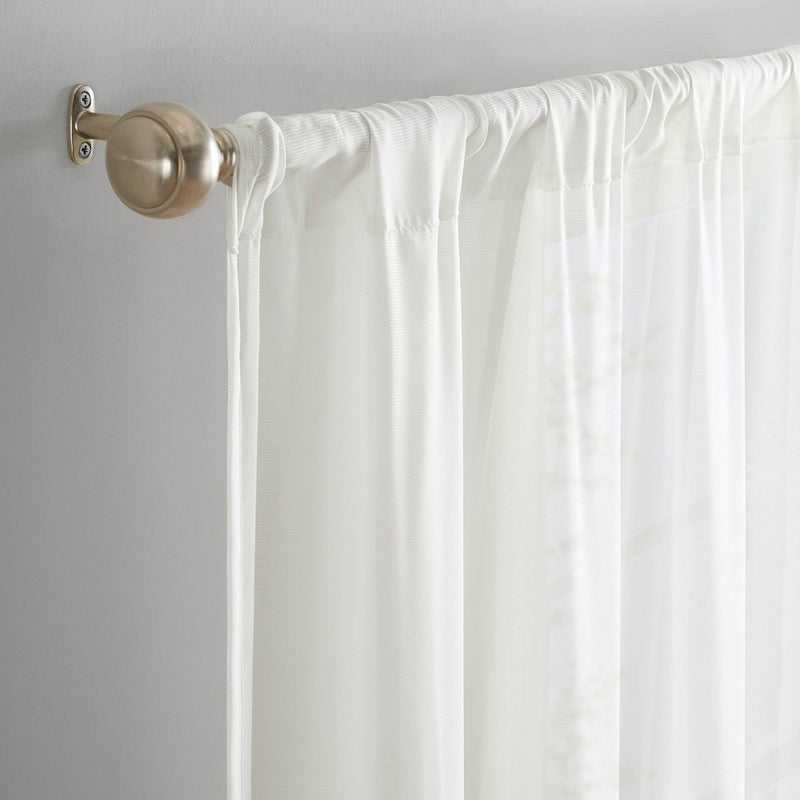 108"x52" Chelsea UV Light Filtering Curtain Panel White - Eclipse