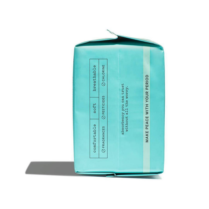 The Honey Pot Company Herbal Super Pads with Wings, Organic Cotton Cover - 16ct