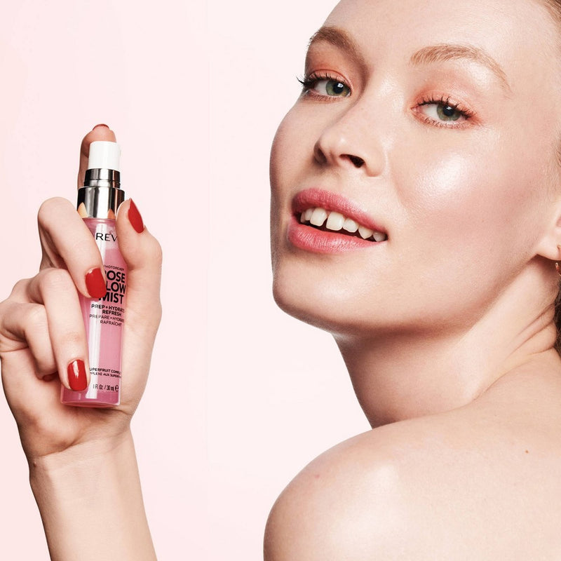 Revlon PhotoReady Rose Glow Mist Prep/Hydrate/Refresh - 1.2 fl oz *NEW & SEALED*