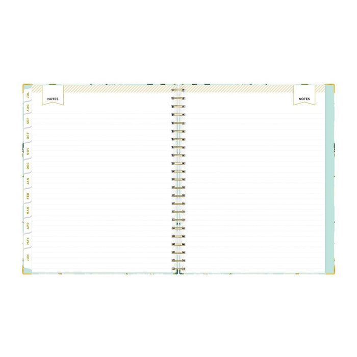 Day Designer 2023-24 Academic Teacher Lesson Planner Clipboard 8.5"x11" Weekly/Monthly Coming Up Roses Mint
