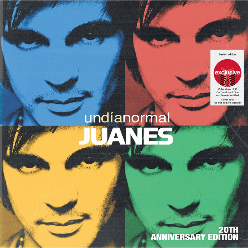 JUANES - Un Dia Normal Limited 20th Anniversary Edition Red Blue Vinyl 3LP *NEW*