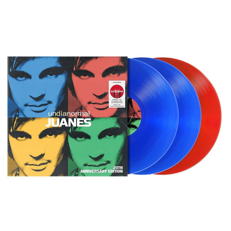 JUANES - Un Dia Normal Limited 20th Anniversary Edition Red Blue Vinyl 3LP *NEW*