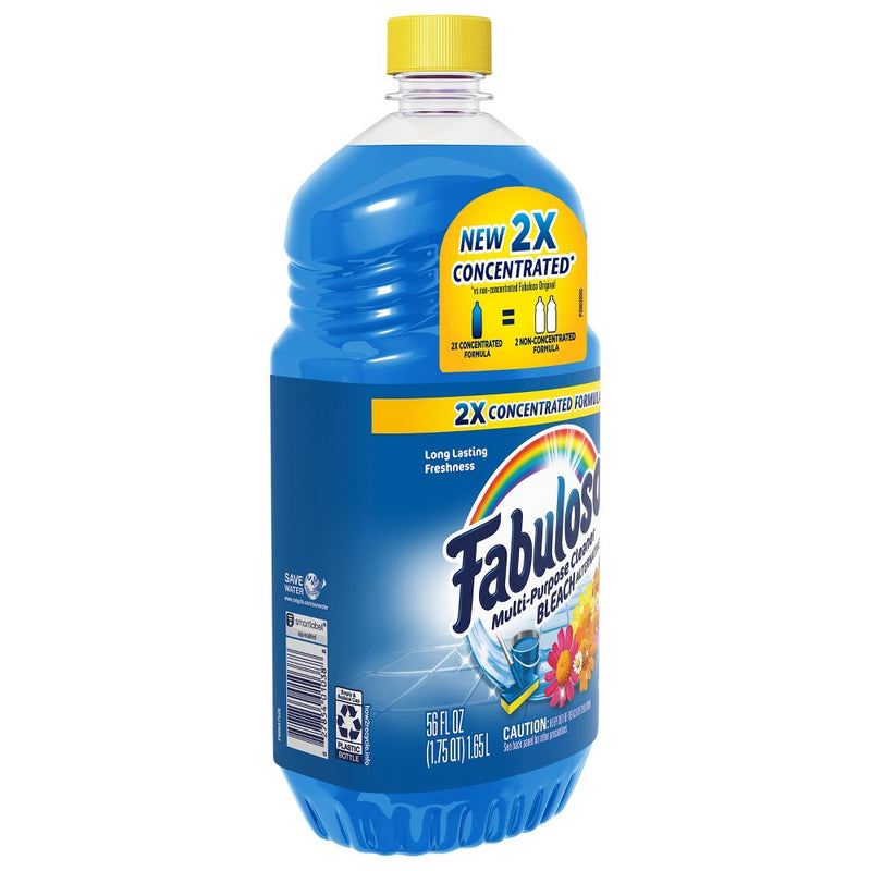 Fabuloso Multi-Purpose Cleaner - 2X Concentrated Formula - Spring Fresh Scent - 56 fl oz