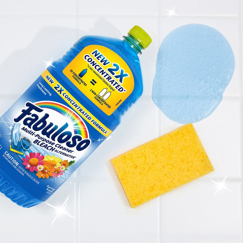 Fabuloso Multi-Purpose Cleaner - 2X Concentrated Formula - Spring Fresh Scent - 56 fl oz