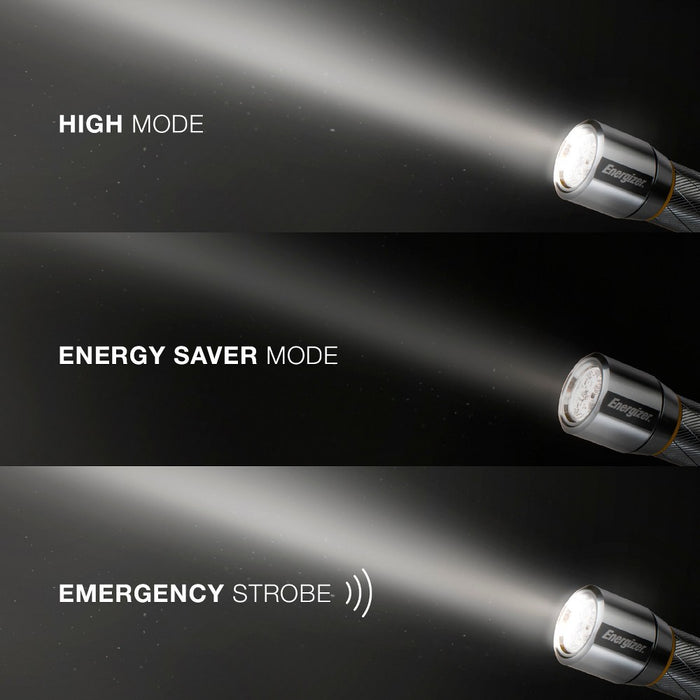 Energizer Vision LED HD 2AA Metal Light PACKAGING MAY DIFFER