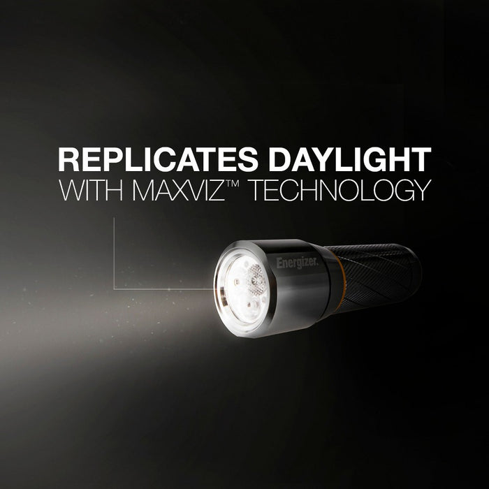 Energizer Vision LED HD 2AA Metal Light PACKAGING MAY DIFFER