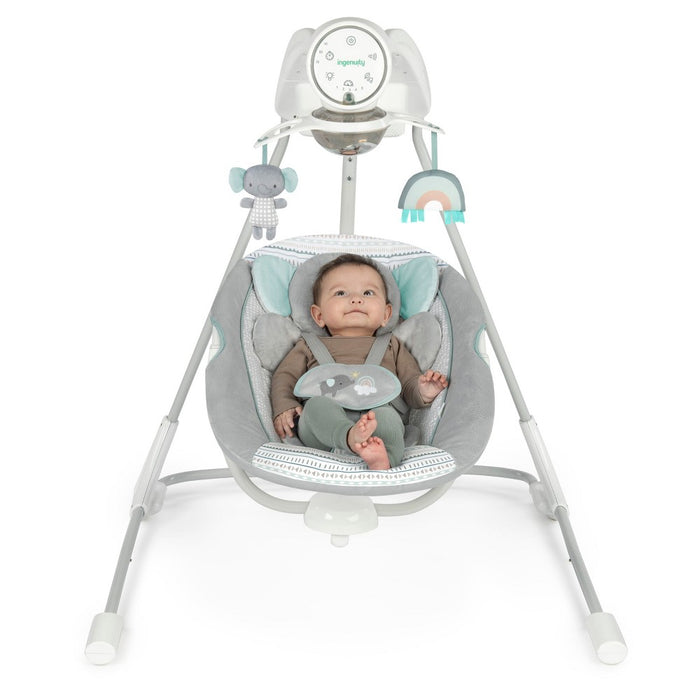 Ingenuity InLighten Soothing Swing - Van the Elephant (LOCAL PICKUP ONLY)