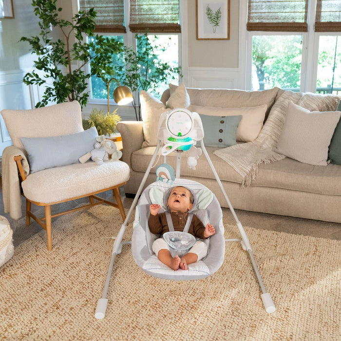 Ingenuity InLighten Soothing Swing - Van the Elephant (LOCAL PICKUP ONLY)