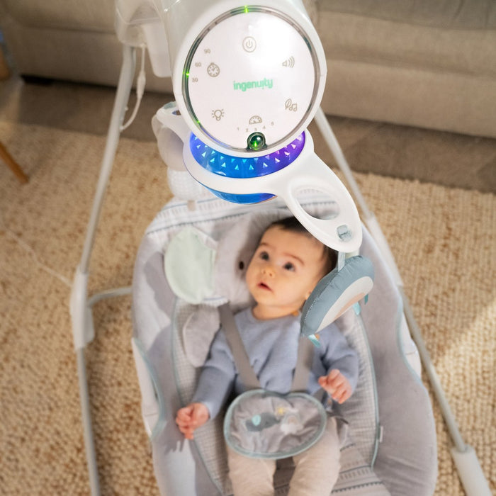 Ingenuity InLighten Soothing Swing - Van the Elephant (LOCAL PICKUP ONLY)
