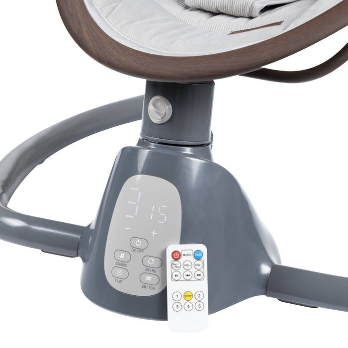 Safety 1st 5-Modes Bluetooth Swing - Smoked Pecan