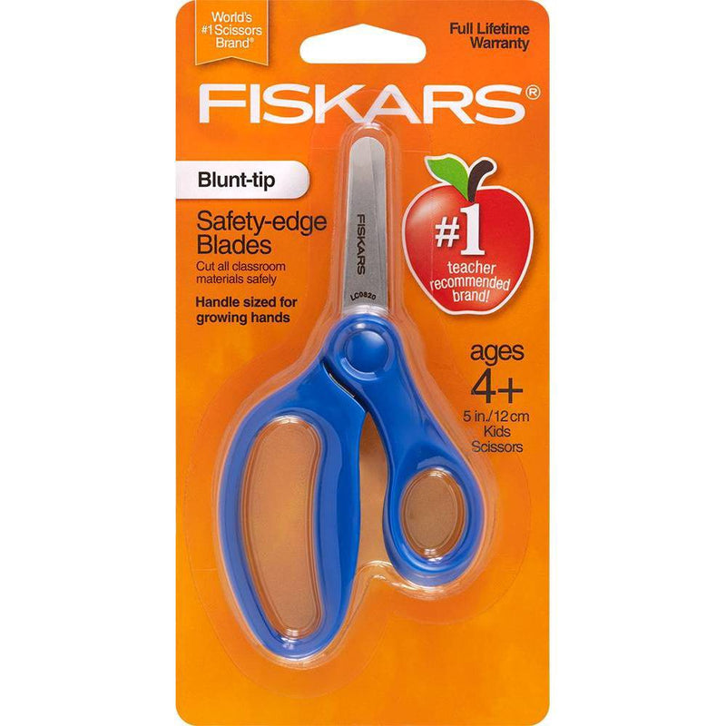 Fiskars Kid's Blunt Tip Scissors 5" - Blue