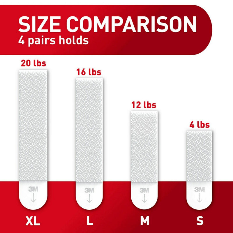 4 PACKS - Command 4 Pairs Medium Sized Picture Hanging Strips (16 Pairs total)