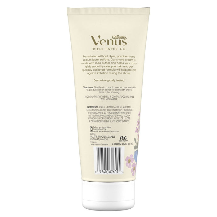 Rifle Paper Co. + Venus Pure Honeyflower Shave Cream - 6oz