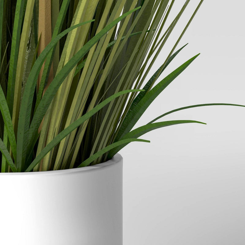 25" x 15" Artificial Onion Grass Arrangement in Ceramic Pot - Project 62™