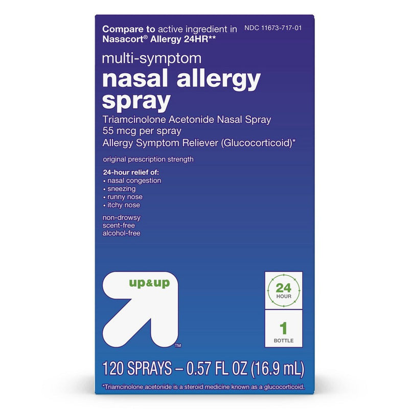 Triamcinolone Acetonide Multi-Symptom Nasal Allergy Relief Spray - 0.57 fl oz - up & up™