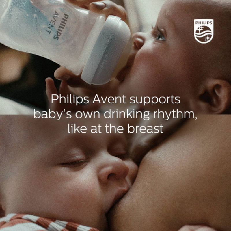 Philips Avent Natural Baby Bottle with Natural Response Nipple - Pink Panda