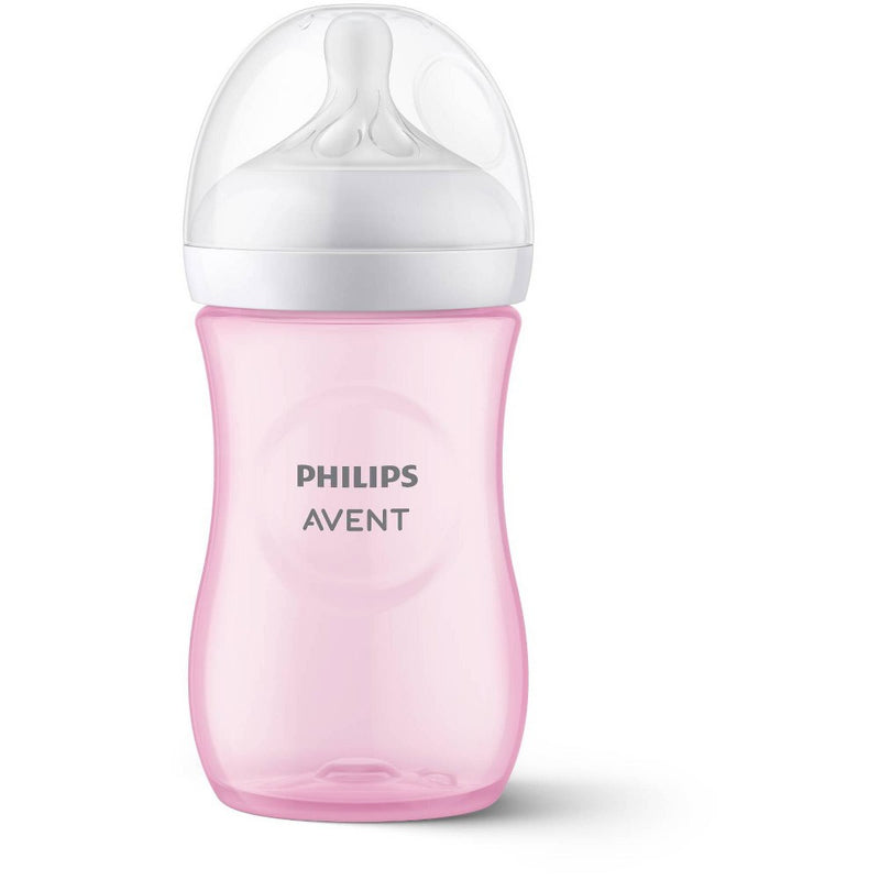 Philips Avent Natural Baby Bottle with Natural Response Nipple - Pink Panda