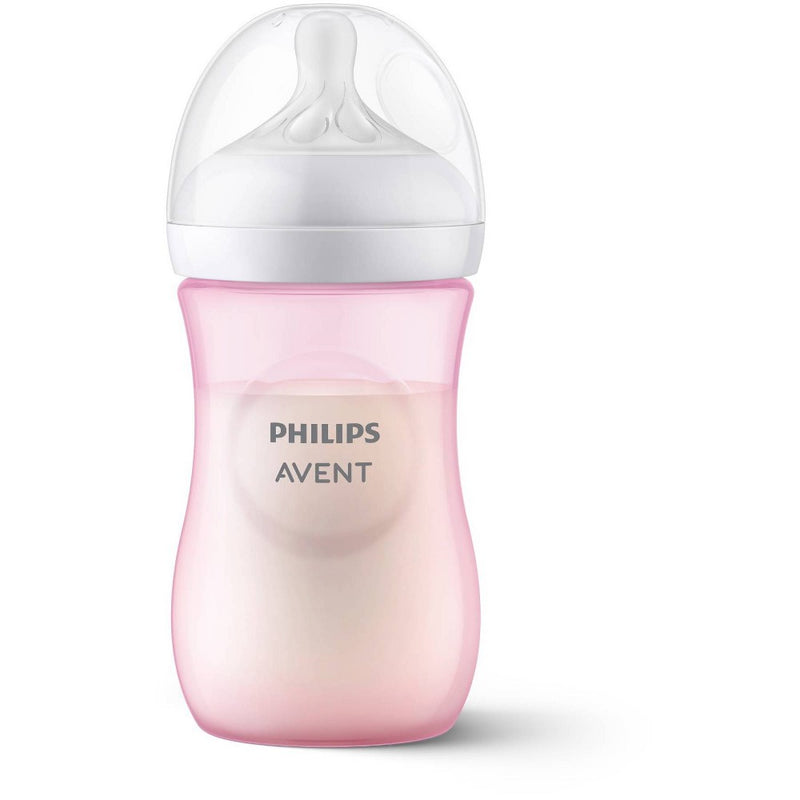 Philips Avent Natural Baby Bottle with Natural Response Nipple - Pink Panda