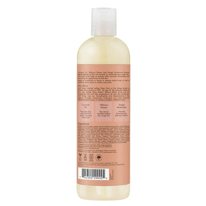 SheaMoisture Coconut & Hibiscus Illuminating Body Wash - 13 fl oz