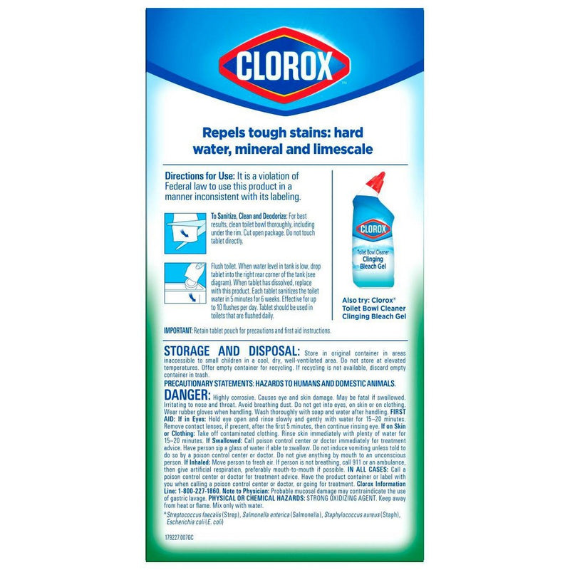 Clorox Ultra Clean Toilet Tablets Bleach - 3.5oz/4ct3