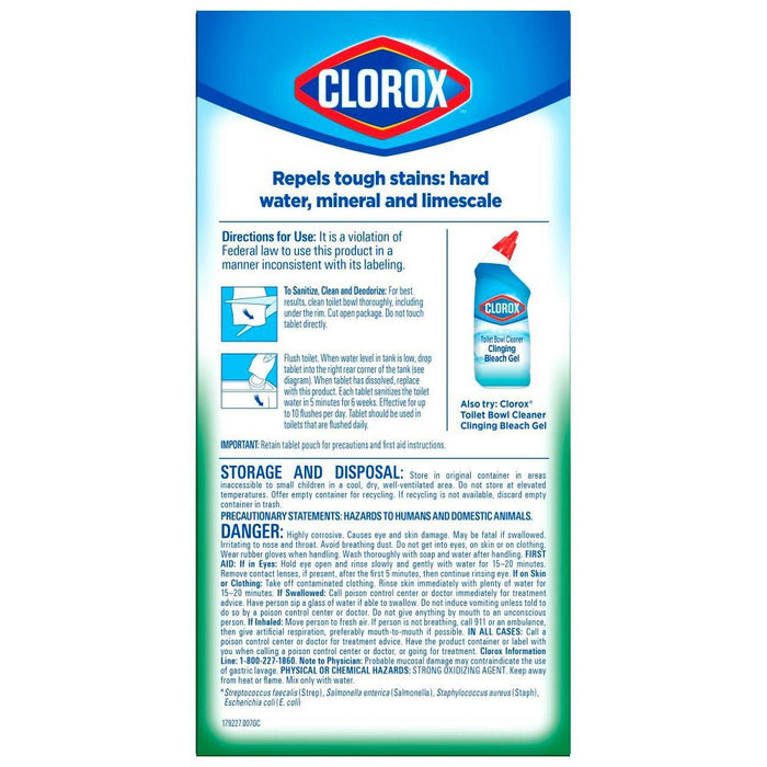Clorox Ultra Clean Toilet Tablets Bleach - 3.5oz/4ct3