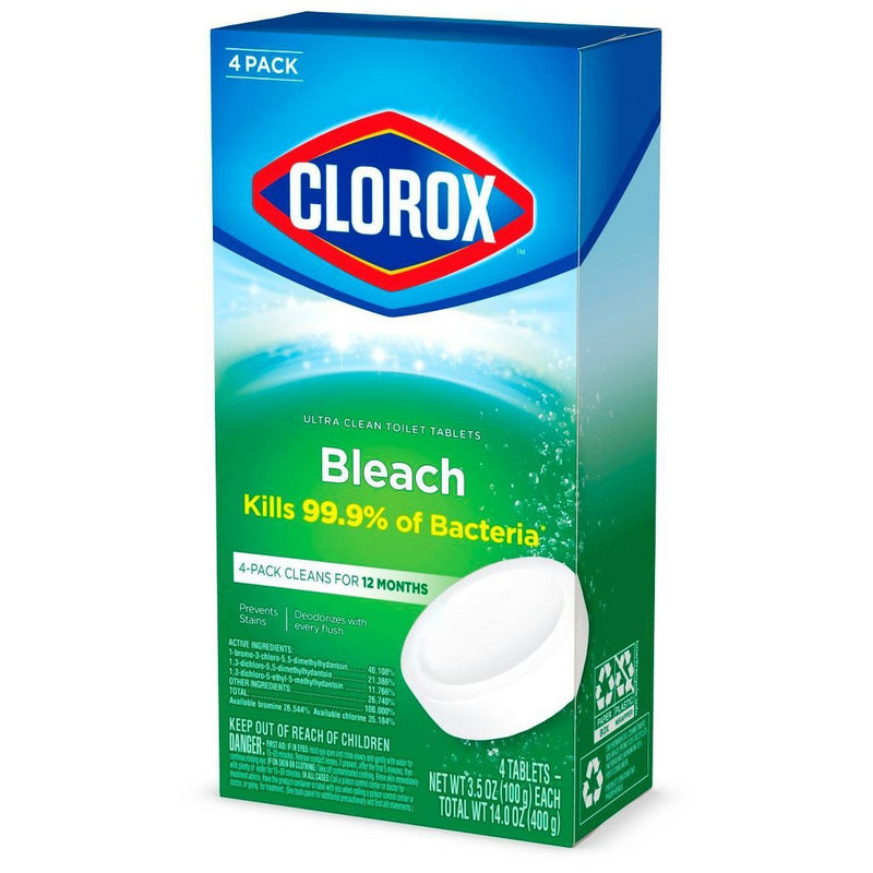 Clorox Ultra Clean Toilet Tablets Bleach - 3.5oz/4ct3