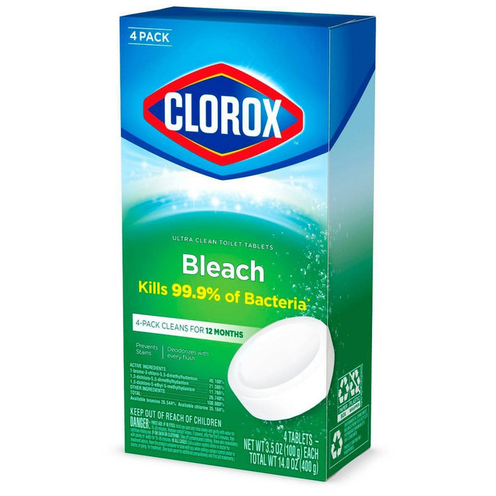 Clorox Ultra Clean Toilet Tablets Bleach - 3.5oz/4ct3