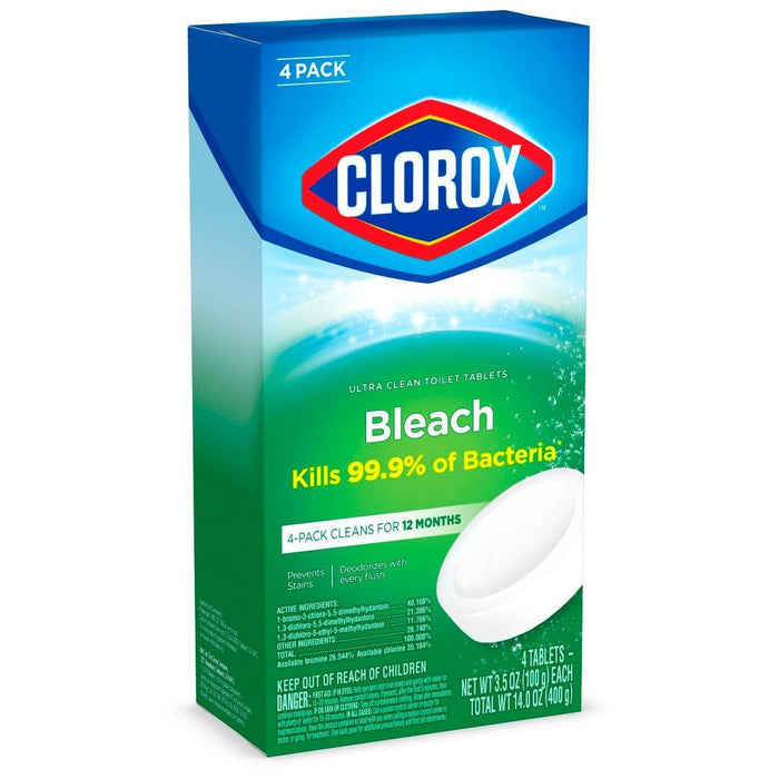 Clorox Ultra Clean Toilet Tablets Bleach - 3.5oz/4ct3