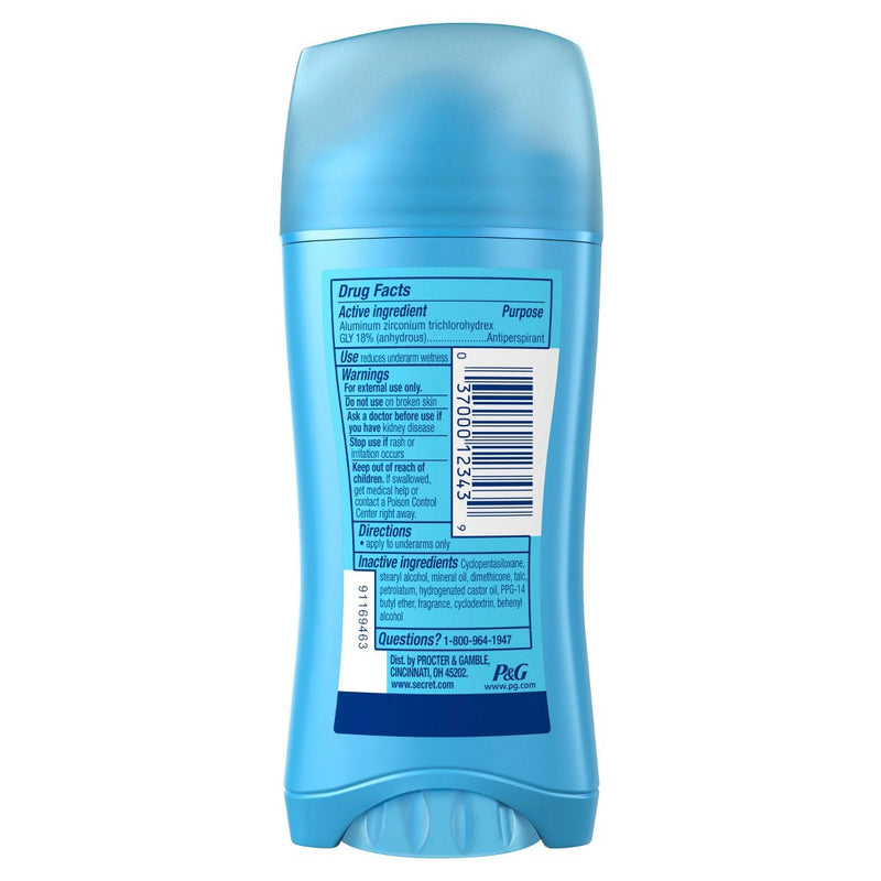 Secret Powder Fresh Invisible Solid Antiperspirant & Deodorant - 2.6oz