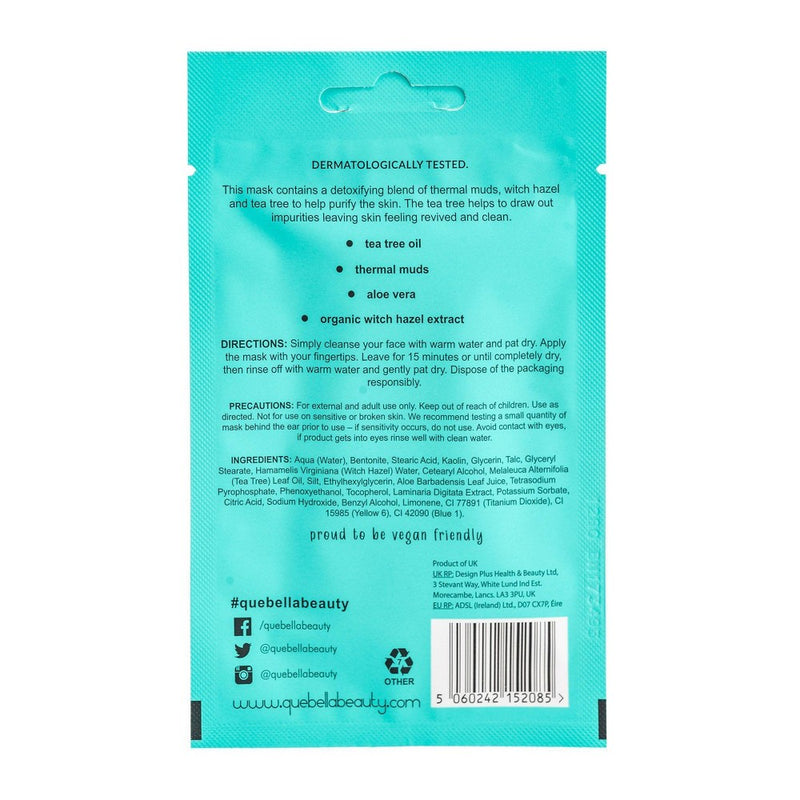 Que Bella Purifying Tea Tree Mud Mask - 0.5oz