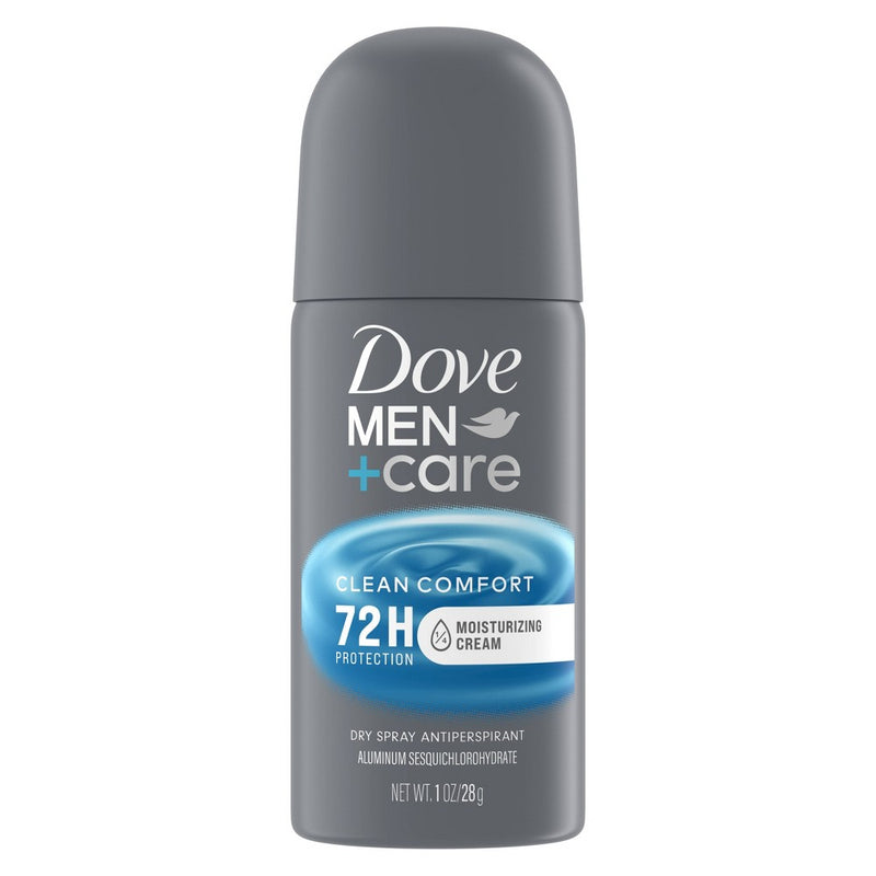 Dove Men+Care 72Hr Clean Comfort Travel Antiperspirant & Deodorant Dry Spray Trial Size - 1oz