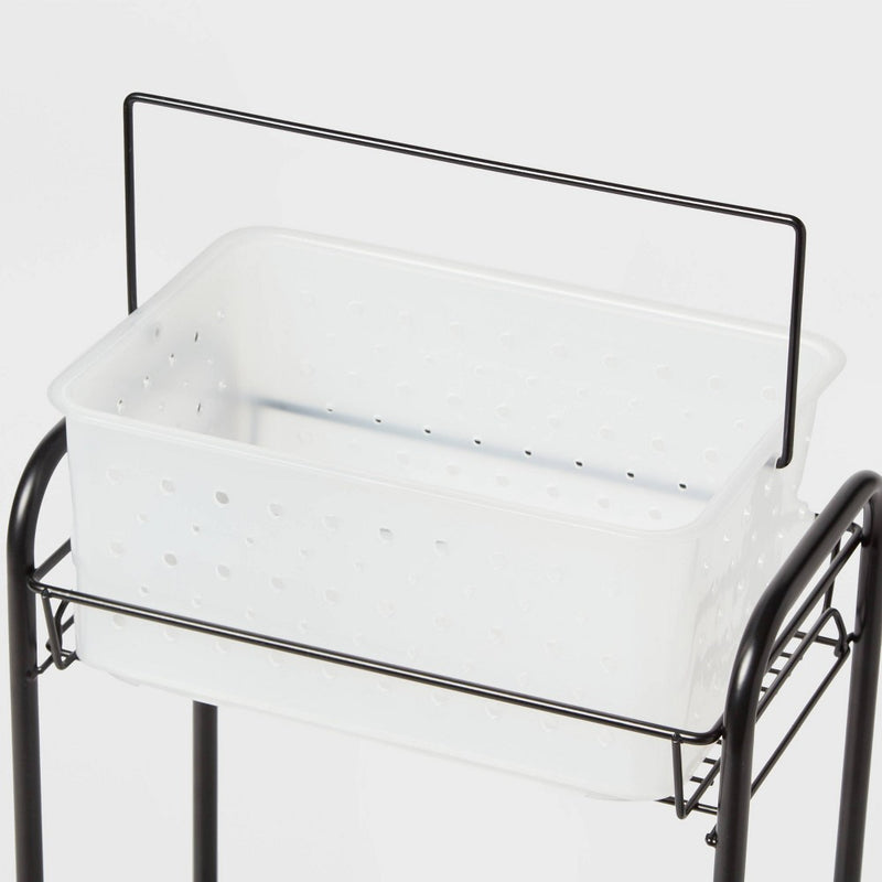 Bathroom Storage Cart Black - Room Essentials™ (LOCAL PICKUP ONLY)