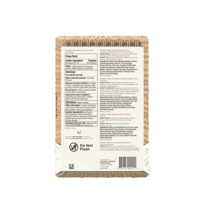 Aveeno Welcome Little One Bath and Body Gift Set - 5ct