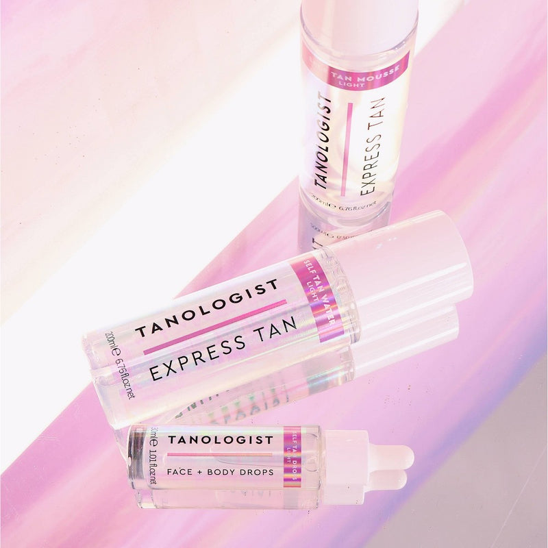 Tanologist Sunless Self Tanning Drops for Face and Body - Light - 1.01 fl oz