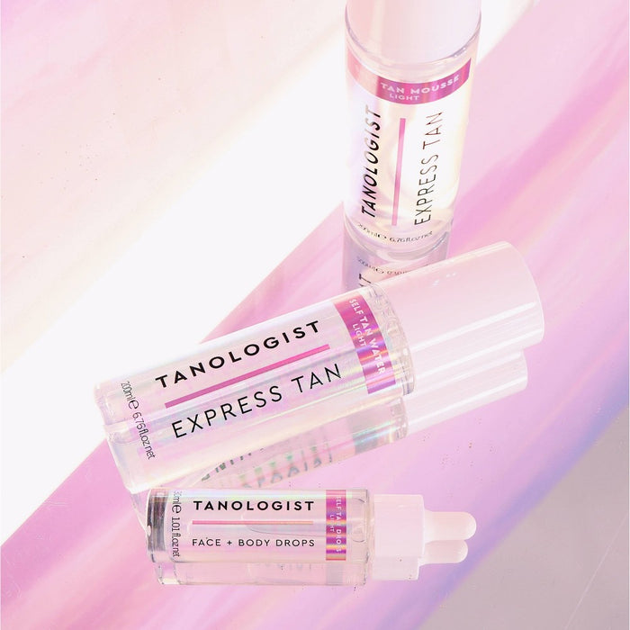 Tanologist Sunless Self Tanning Drops for Face and Body - Light - 1.01 fl oz
