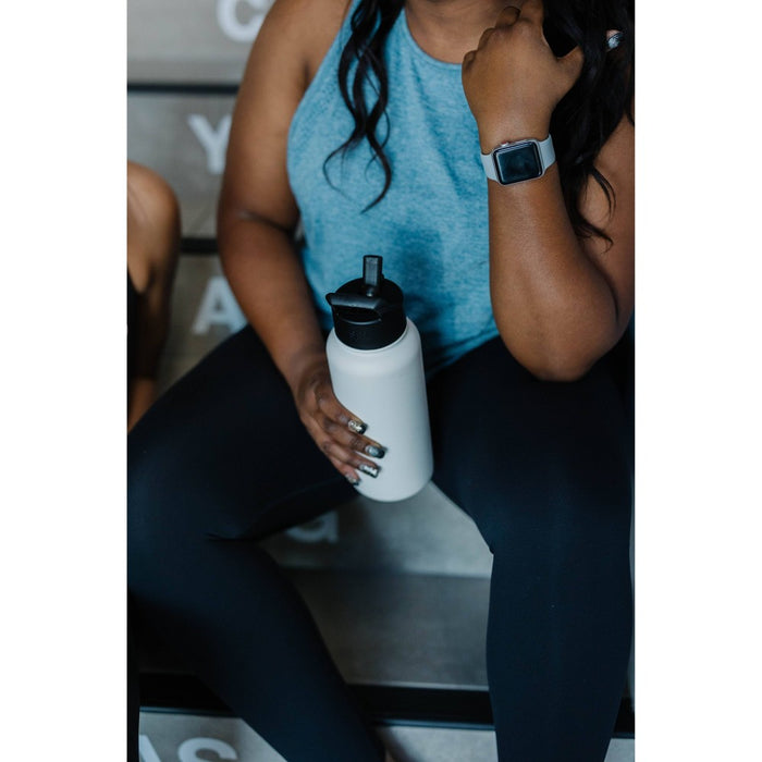 Simple Modern Summit 32oz Stainless Steel Water Bottle Winter White *NEW*