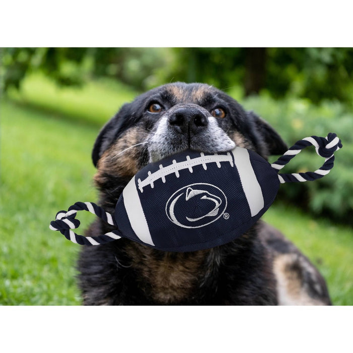 NCAA Penn State Nittany Lions Nylon Football Dog Toy *BRAND NEW*