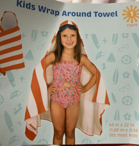 Horizon Group Kids Wrap Around Towel, 43”x22” ?? Minor Defect