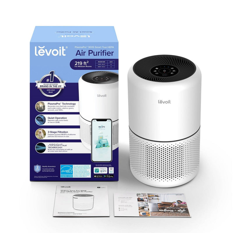 Levoit Plasma Pro 300S Smart True HEPA Smart Air Purifier White *NEW & SEALED* (LOCAL PICKUP ONLY)