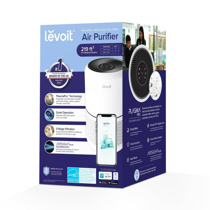 Levoit Plasma Pro 300S Smart True HEPA Smart Air Purifier White *NEW & SEALED* (LOCAL PICKUP ONLY)