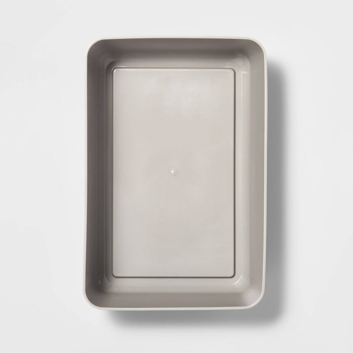 Large 2pk Storage Trays Gray Mist - Brightroom™
