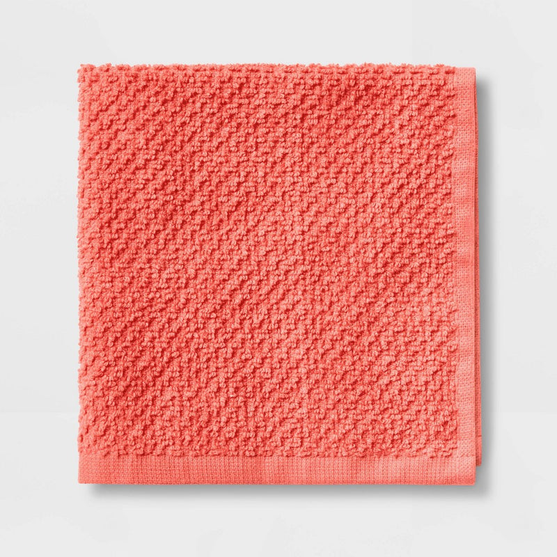 8pc 12"x12" Washcloth Set Melon - Pillowfort™