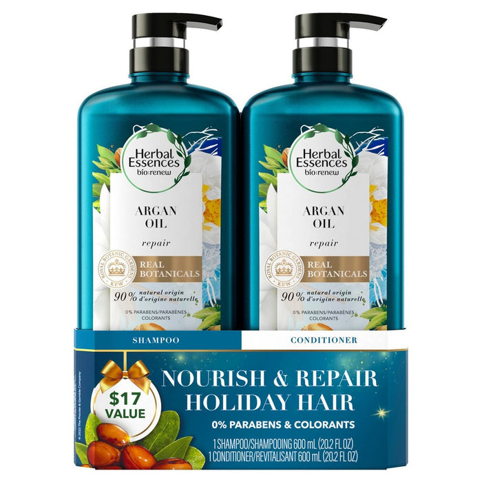 Herbal Essences Bio:Renew Nourishing & Repairing Shampoo & Conditioner Dual Pack with Argan Oil - 40.4 fl oz/2ct