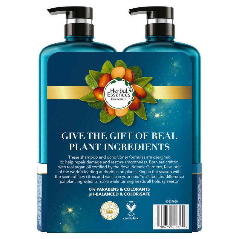 Herbal Essences Bio:Renew Nourishing & Repairing Shampoo & Conditioner Dual Pack with Argan Oil - 40.4 fl oz/2ct