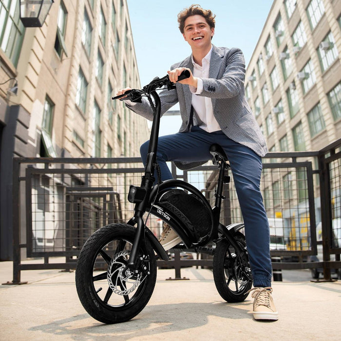 Jetson 14" Bolt Up Step Over Electric Bike - Black (LOCAL PICKUP ONLY)